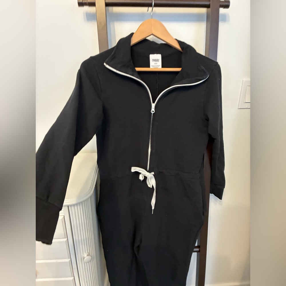 Smash + Tess Black Jumpsuit with White Accents - Picture 2 of 14